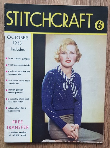 Vintage mag stitchcraft 1933 - vintage,