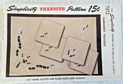 Vintage simplicity embroidery - vintage,