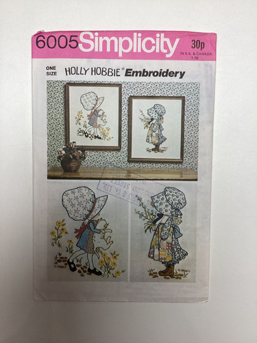 Simplicity 6005 holly hobbie - 6005,