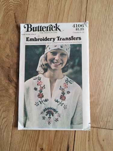 Butterick ethnic embroidery - butterick,