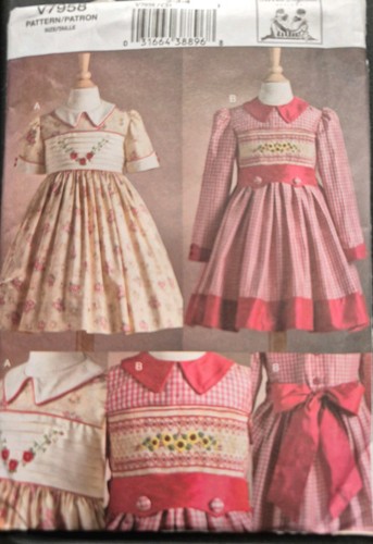 Vogue 7958 childs dress - vogue,