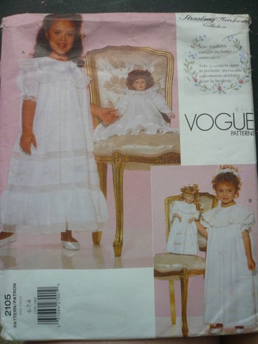 Vouge vintage patterns - size, 6