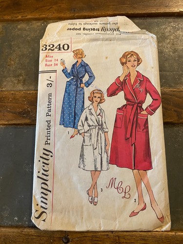 Simplicity misses robe sewing - simplicity,